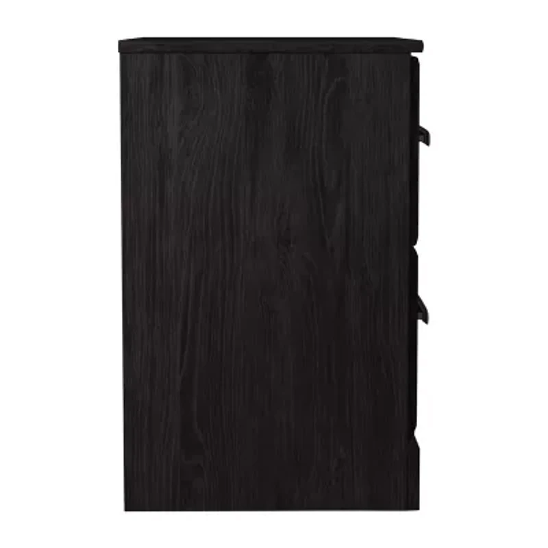 Signature Design by Ashley Belachime 2-Drawer Nightstand in Charcoal