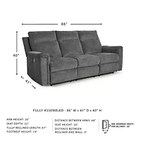 Signature Design By Ashley® Barnsana Power Reclining Sofa