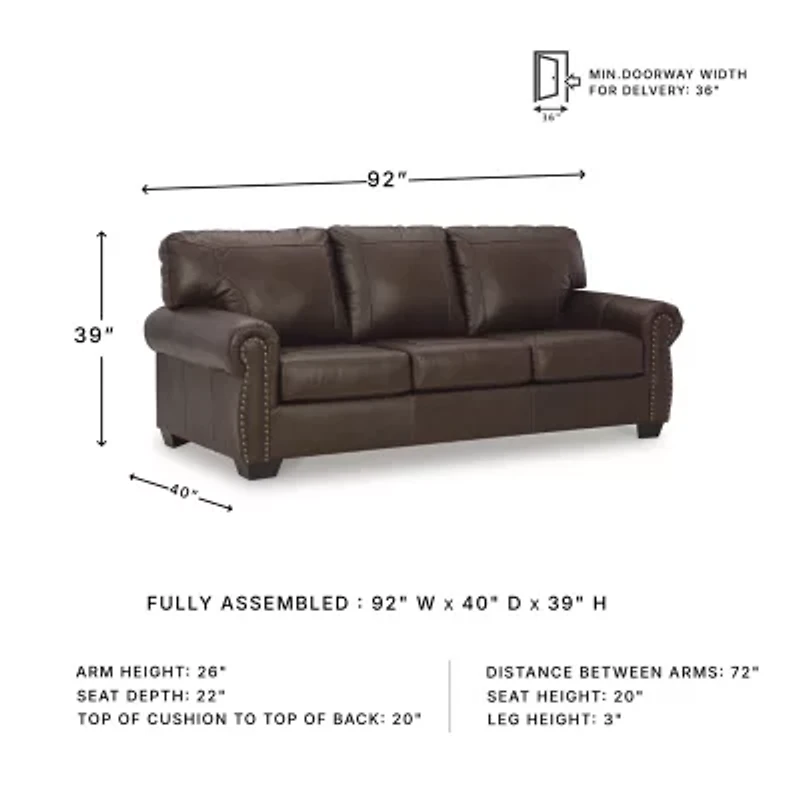 Signature Design By Ashley® Colleton Leather Sofa