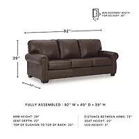 Signature Design By Ashley® Colleton Leather Sofa