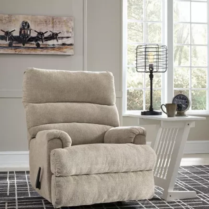 Signature Design by Ashley® Man Fort Pad-Arm Recliner