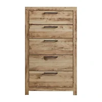 Signature Design by Ashley Hyanna 5-Drawer Chest in Tan Brown
