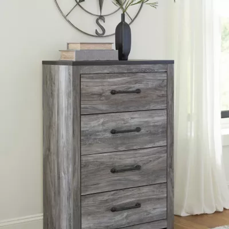 Signature Design by Ashley Bronyan 4-Drawer Chest in Dark Gray