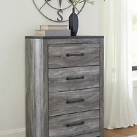 Signature Design by Ashley Bronyan 4-Drawer Chest in Dark Gray