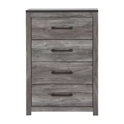 Signature Design by Ashley Bronyan 4-Drawer Chest in Dark Gray