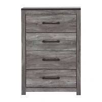 Signature Design by Ashley Bronyan 4-Drawer Chest in Dark Gray