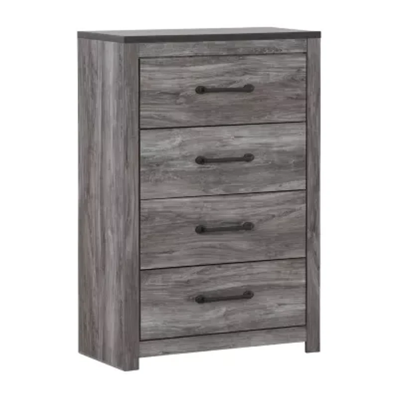 Signature Design by Ashley Bronyan 4-Drawer Chest in Dark Gray