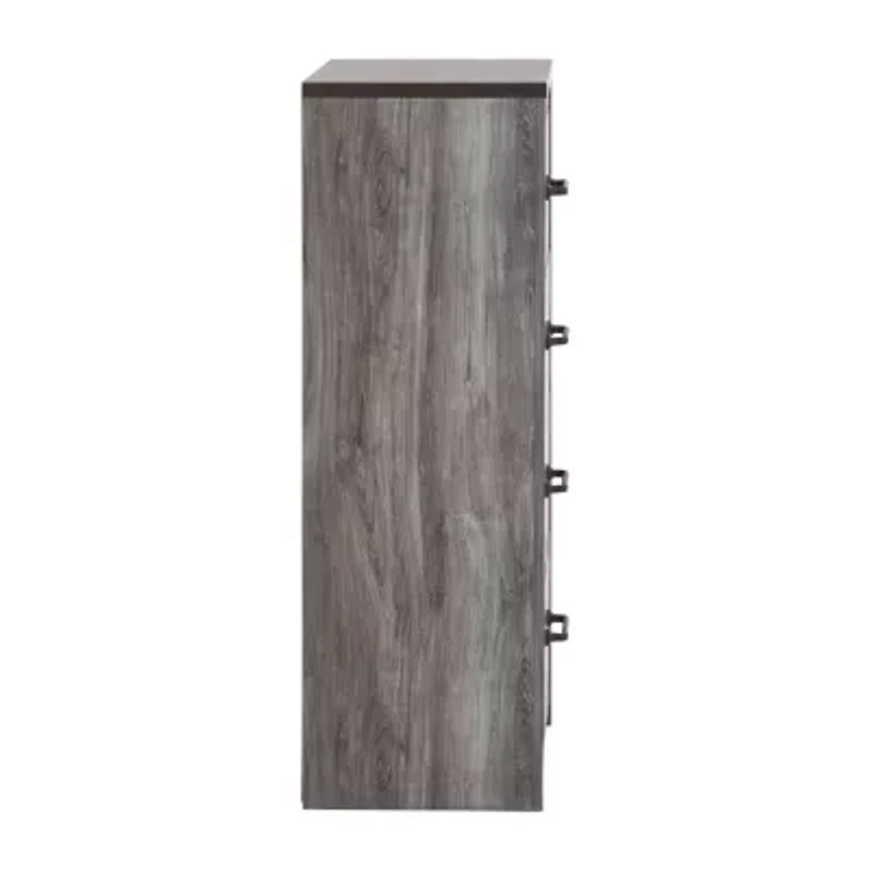Signature Design by Ashley Bronyan 4-Drawer Chest in Dark Gray