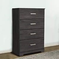 Signature Design by Ashley Belachime 4-Drawer Chest of Drawers in Charcoal