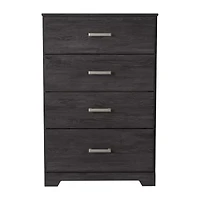 Signature Design by Ashley Belachime 4-Drawer Chest of Drawers in Charcoal