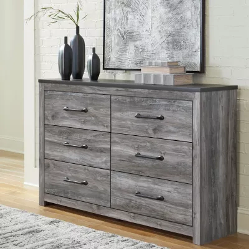 Signature Design by Ashley Bronyan 6-Drawer Dresser in Dark Gray