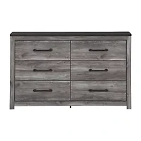Signature Design by Ashley Bronyan 6-Drawer Dresser in Dark Gray