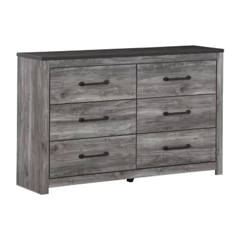 Signature Design by Ashley Bronyan 6-Drawer Dresser in Dark Gray