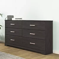 Signature Design by Ashley Belachime 6-Drawer Dresser in Charcoal