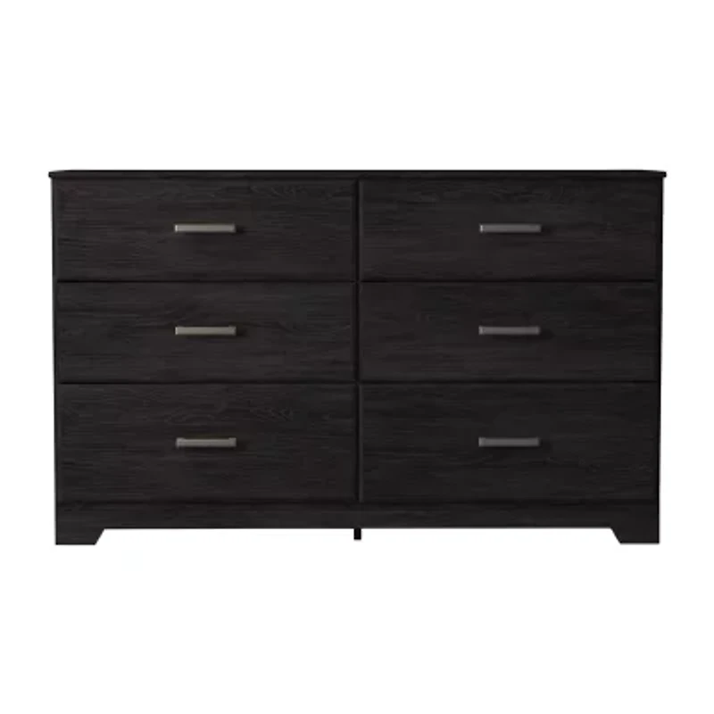 Signature Design by Ashley Belachime 6-Drawer Dresser in Charcoal