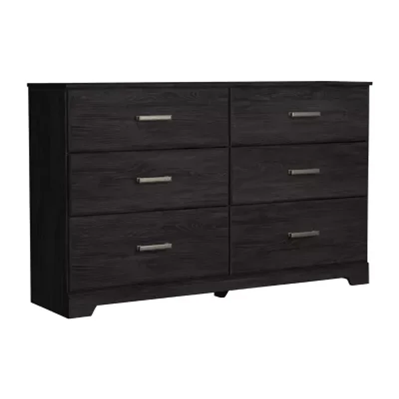 Signature Design by Ashley Belachime 6-Drawer Dresser in Charcoal