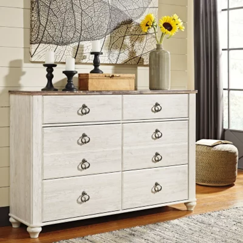Signature Design by Ashley® Smithfield 6 Drawer Dresser