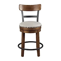 Signature Design by Ashley® Valebeck Counter Height Swivel Bar Stool