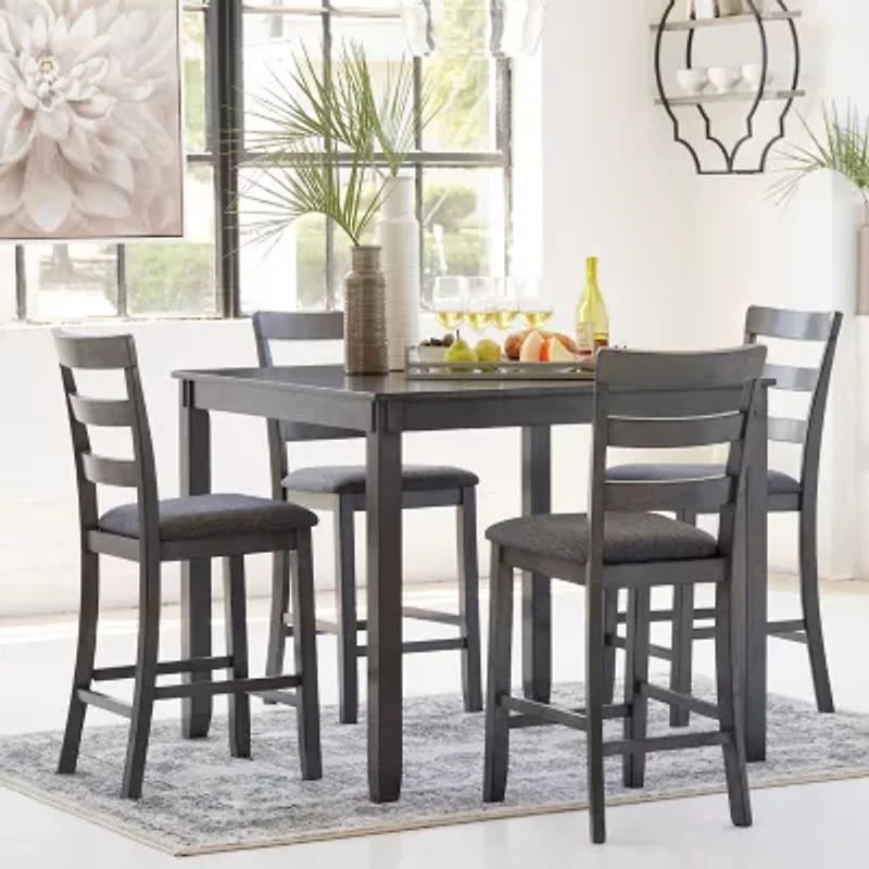 Signature Design by Ashley® Brisben 5-pc. Counter Height Square Dining Set