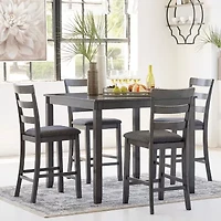Signature Design by Ashley® Brisben 5-pc. Counter Height Square Dining Set