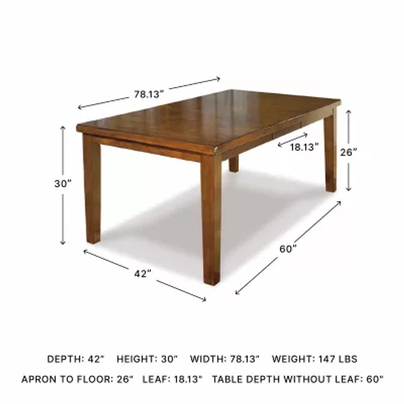 Signature Design by Ashley® Essex Gently Distressed Dining Room Table