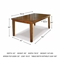 Signature Design by Ashley® Essex Gently Distressed Dining Room Table