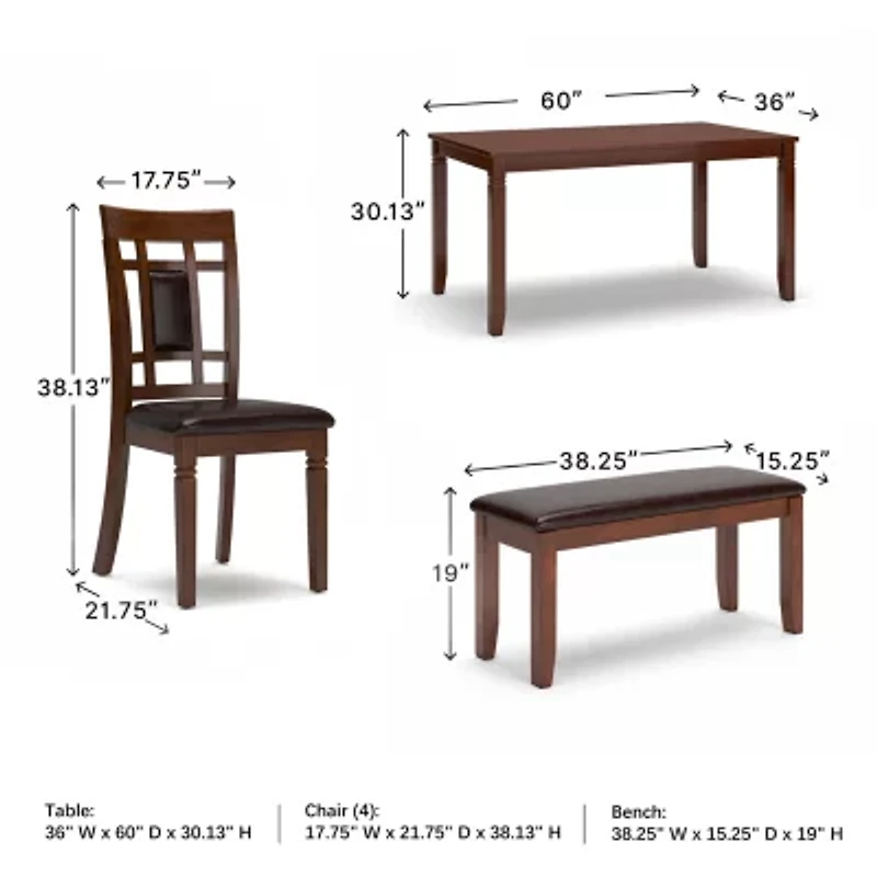 Signature Design by Ashley® Bennox 6-Piece Dining Set
