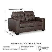 Signature Design by Ashley Barlin Mills Loveseat