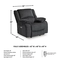 Signature Design by Ashley® Dryden Power Reclining Pad-Arm Recliner