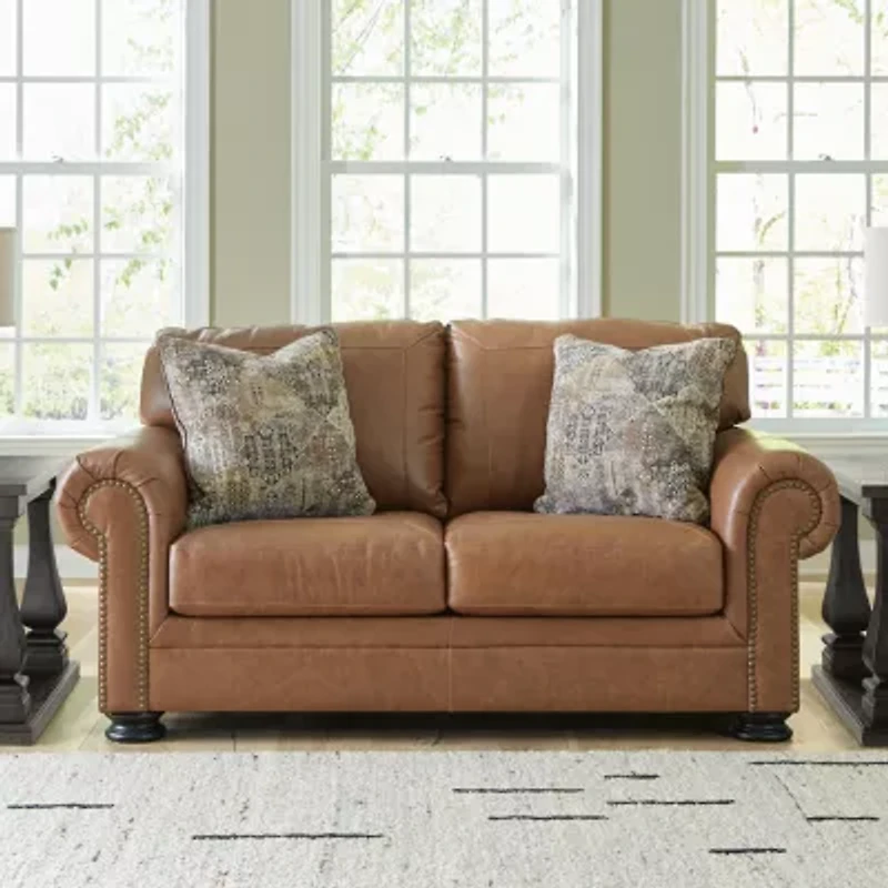Signature Design By Ashley® Carianna Leather Loveseat