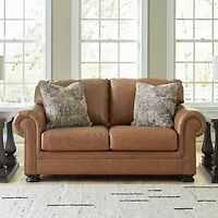 Signature Design By Ashley® Carianna Leather Loveseat
