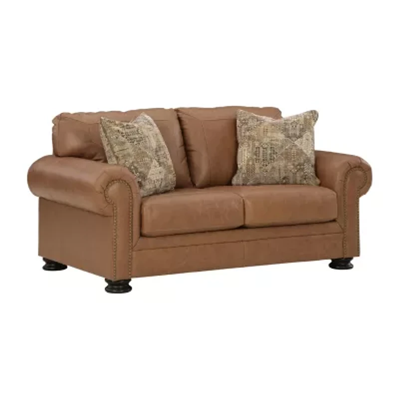 Signature Design By Ashley® Carianna Leather Loveseat