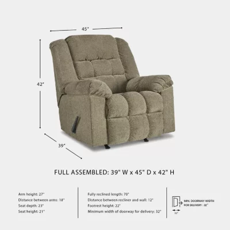 Signature Design By Ashley® Kegler Manual Recliner