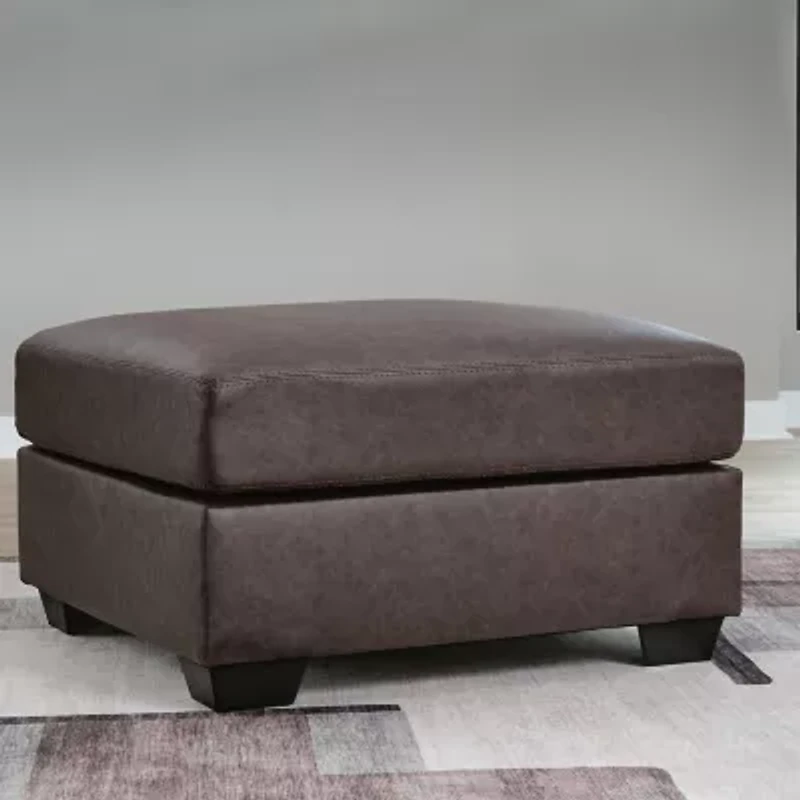 Signature Design by Ashley® Walkerpoint Cushioned Upholstered Ottoman