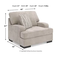 Signature Design by Ashley® High Profile Upholstered Oversized Armchair