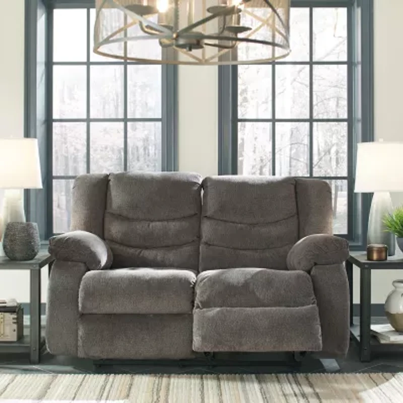 Signature Design by Ashley® Henderson Pad-Arm Reclining Loveseat