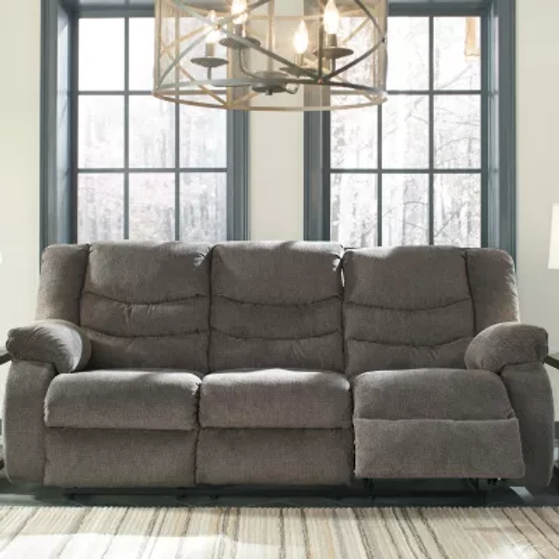 Signature Design by Ashley® Henderson Pad-Arm Reclining Sofa