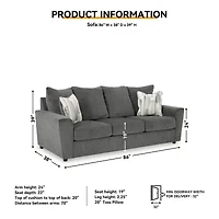 Signature Design by Ashley® Stairatt 3-pc. Track-Arm Sofa