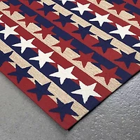 Liora Manne Frontporch Stars And Stripes Hand Tufted Indoor Outdoor Rectangular Accent Rug