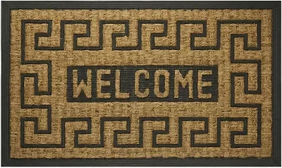 Achim Welcome Key Scroll Coir 18"X30" Doormat