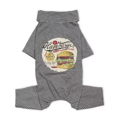 Touchdog Onesie Lightweight Breathable Printed Full Body Pet Dog T-Shirt Pajamas