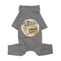 Touchdog Onesie Lightweight Breathable Printed Full Body Pet Dog T-Shirt Pajamas