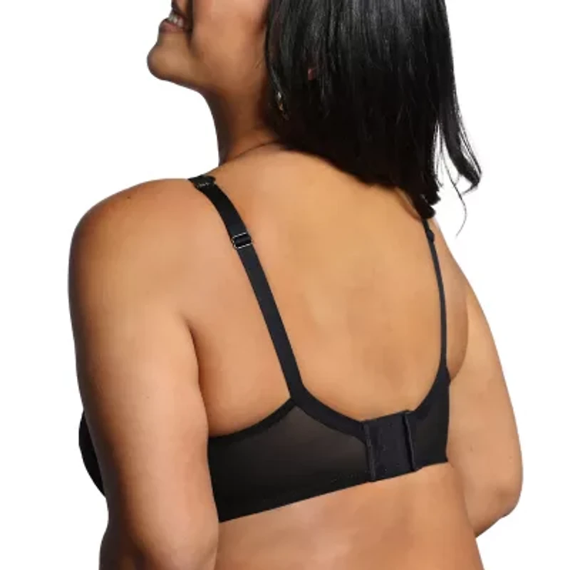 Curvy Couture Tulip Lace Push Up Bra-1017