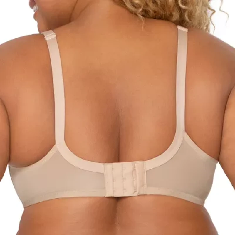 Curvy Couture Tulip Lace Push Up Bra-1017
