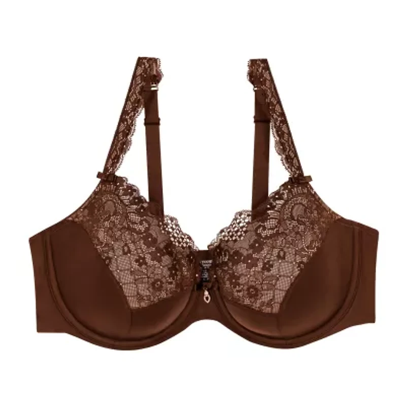 Curvy Couture Balconette Push Up Underwire Bra 1017