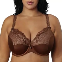 Curvy Couture Balconette Push Up Underwire Bra 1017