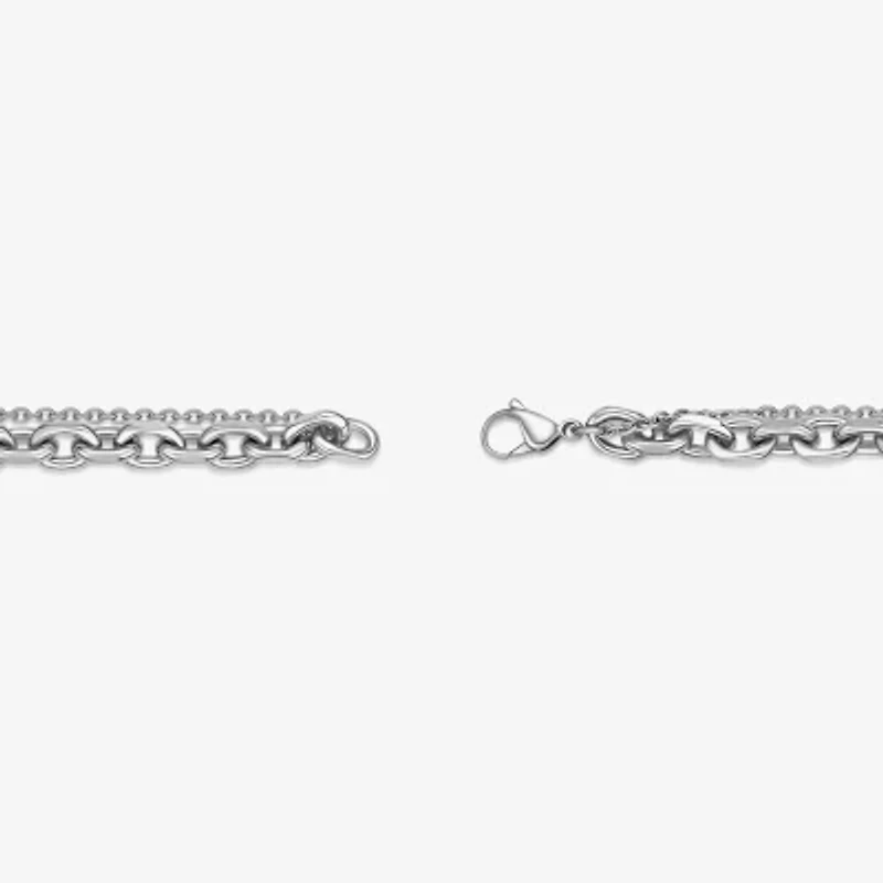 Mens Stainless Steel 22 Inch Link Chain Necklace