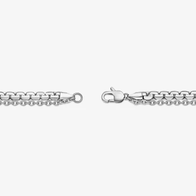 Mens Stainless Steel 22 Inch Link Chain Necklace