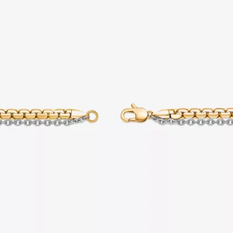 Mens Stainless Steel 22 Inch Link Chain Necklace