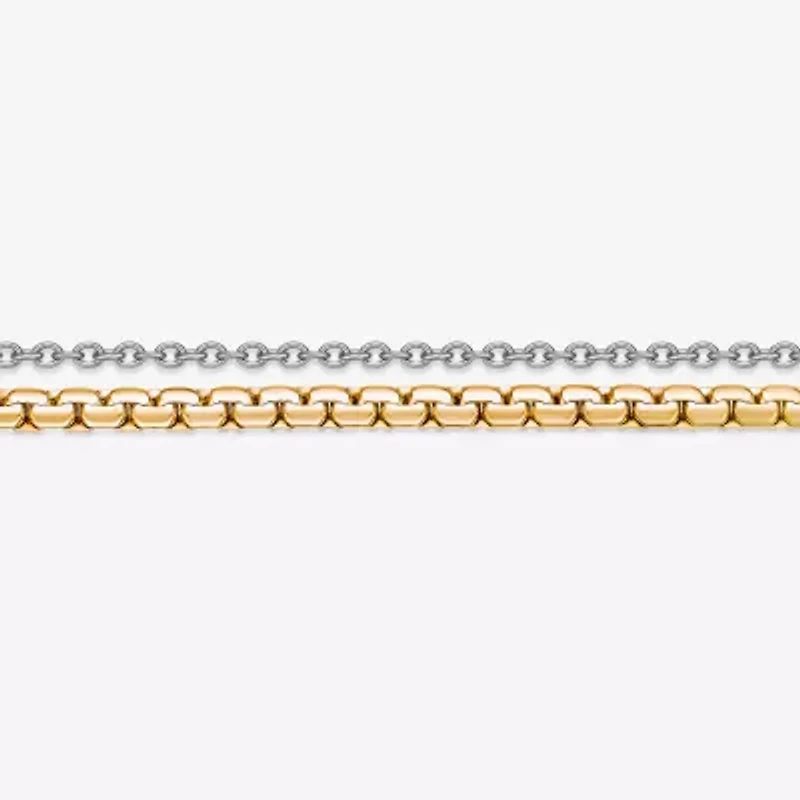 Mens Stainless Steel 22 Inch Link Chain Necklace